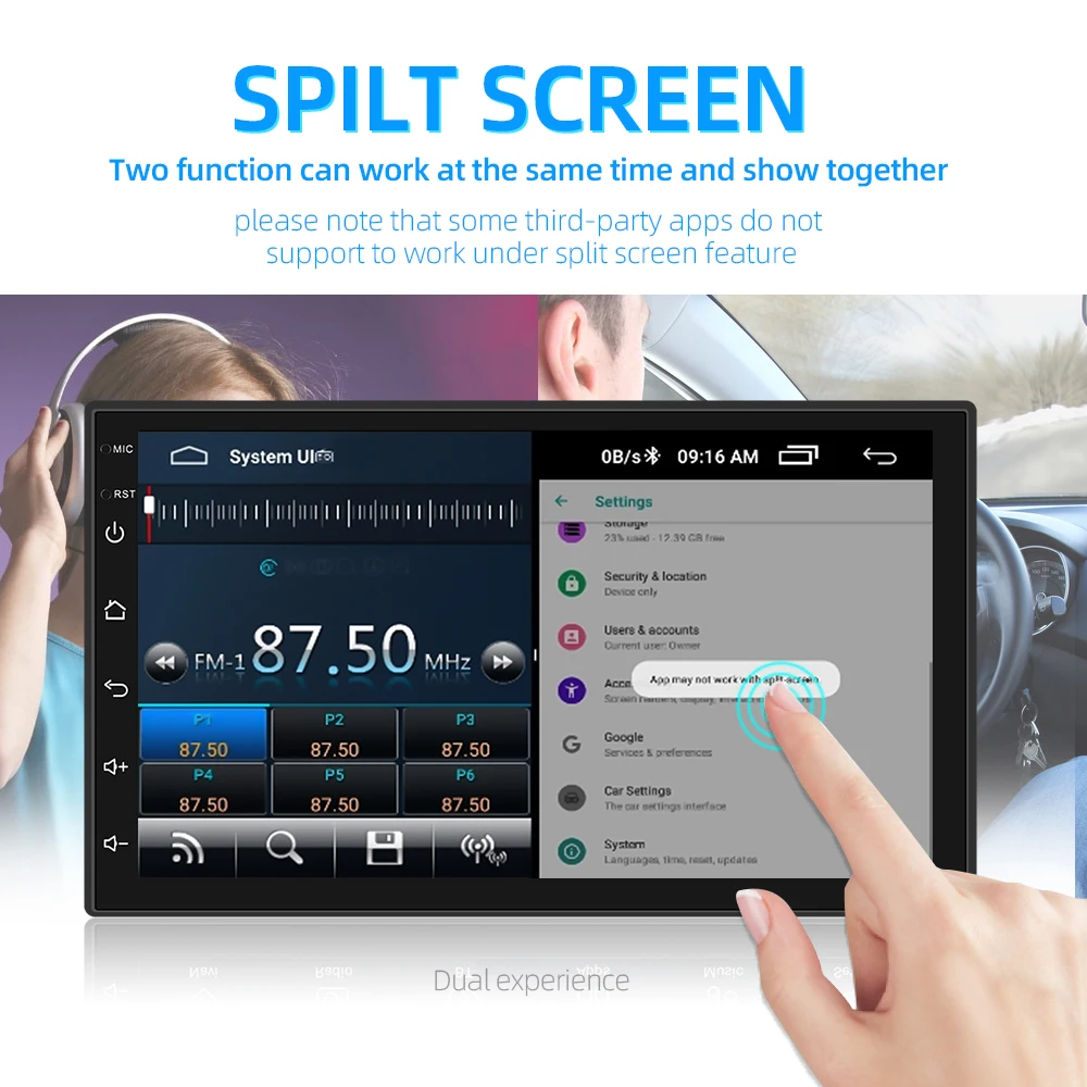 $55.20 2Din Car Radio 10″ Android Multimedia Player GPS WIFI Bluetooth Player for Toyota Volkswagen Hyundai Kia Suzuki Autoradio