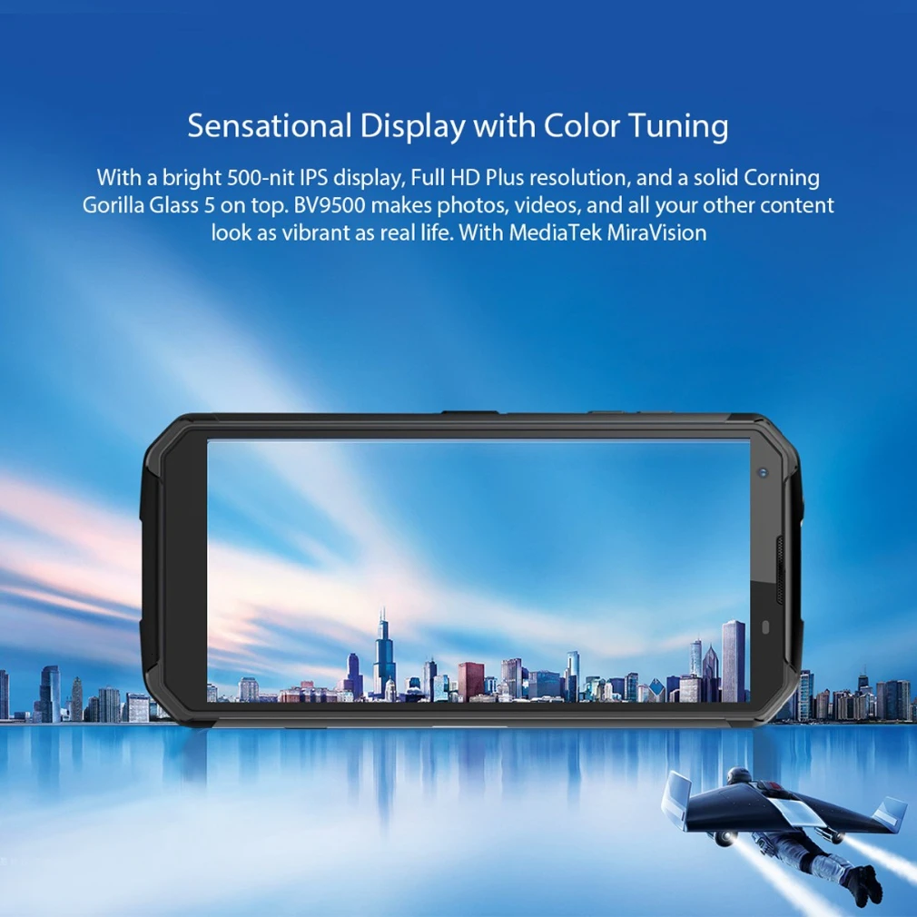 Blackview BV9500 Plus смартфон 5," 4 Гб ОЗУ 64 Гб ПЗУ Android 9,0 IP68 водонепроницаемый мобильный телефон Helio P70 10000 мАч мобильный телефон