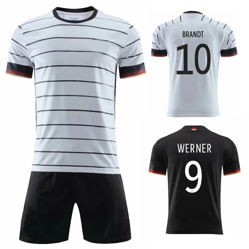 Немецкая футбольная Джерси 2020 2021 версия фаната игрока Кроос Gnabry Werner Draxler Reus Muller