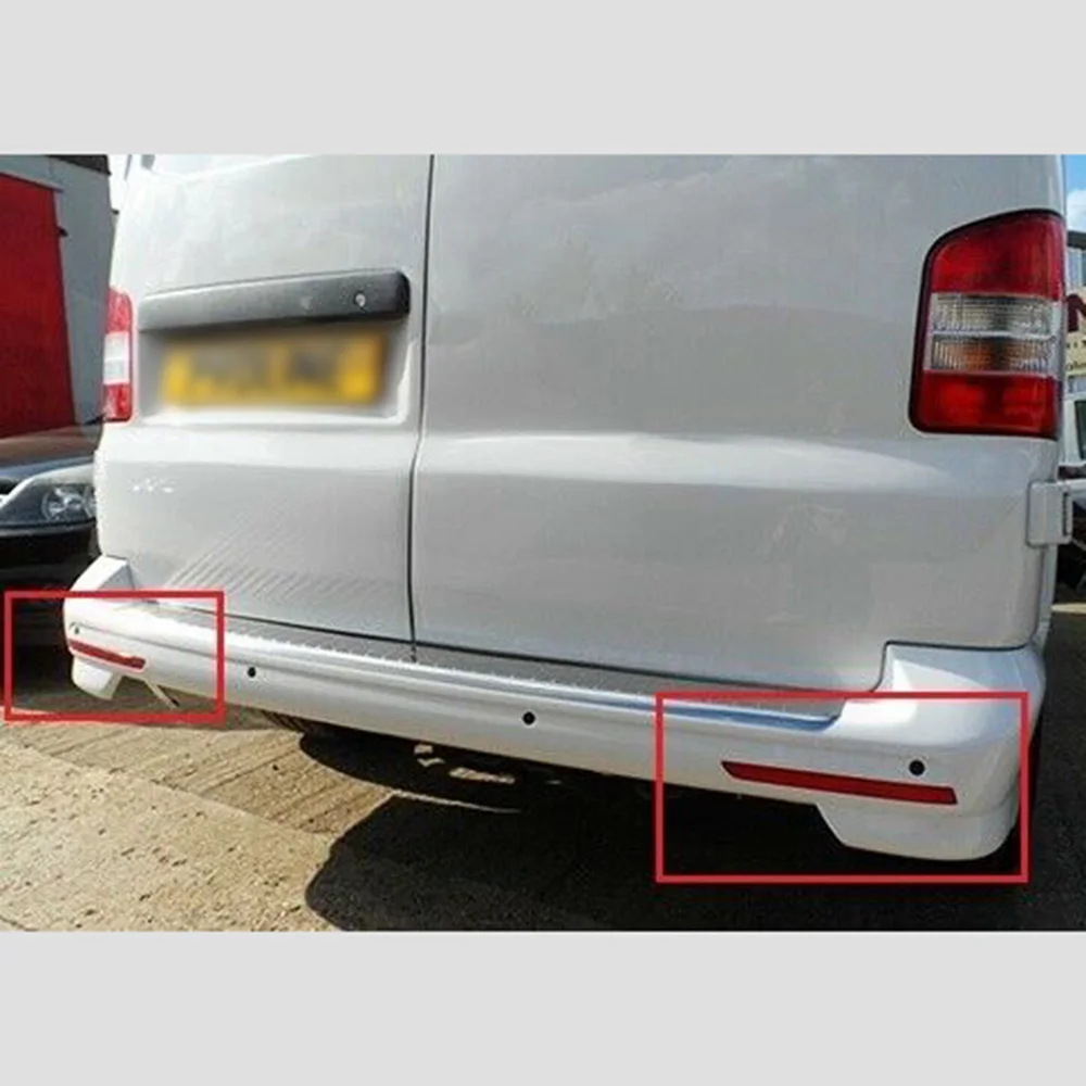 

1 pair Reflector Lights 7E0945106A Black Rear Bumper Lamp Left Right 7E0945106; 7E0945105A