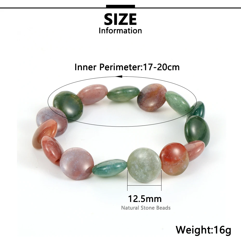 Женский индийский браслет из ониксовых бусин тигровый глаз с кристаллами