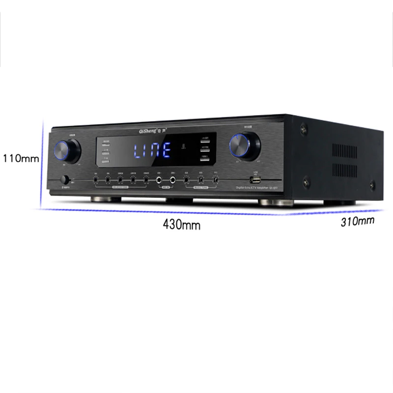 Усилитель высокой мощности KYYSLB 800 Вт 8 16 Ом домашний Bluetooth KTV сценический сабвуфер