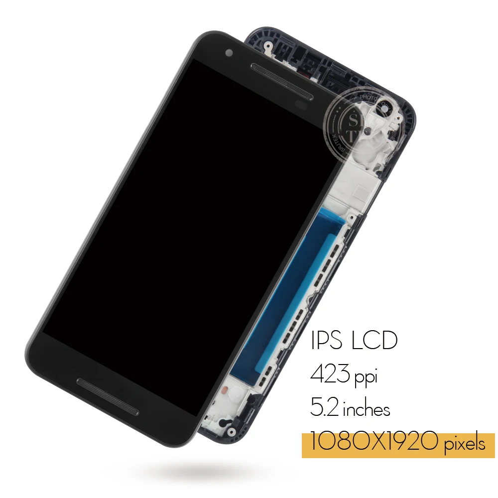 Srjtek экран для LG Google Nexus 5X ЖК дисплей сенсорный дигитайзер Датчик стеклянная рамка