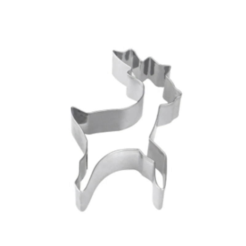 5 шт./компл. Нержавеющая сталь пресс формы для выпечки Рождественская елка лося