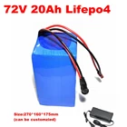 Литиевый Аккумулятор LiFepo4 72 в 20 Ач 1440 Втч с 24S BMS для электрического скутера citycoco scoote, электрического мотоцикла + зарядное устройство 5 А