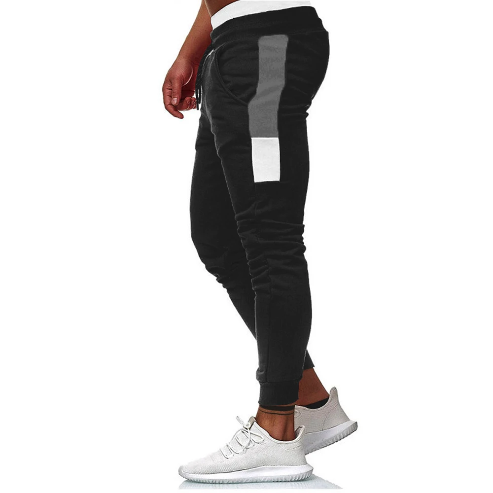 

2020 Fashion Summer Men's Sportswear Casual Pencil Pants Fitness Sweatpants Trousers High Waist Track Pants Slim