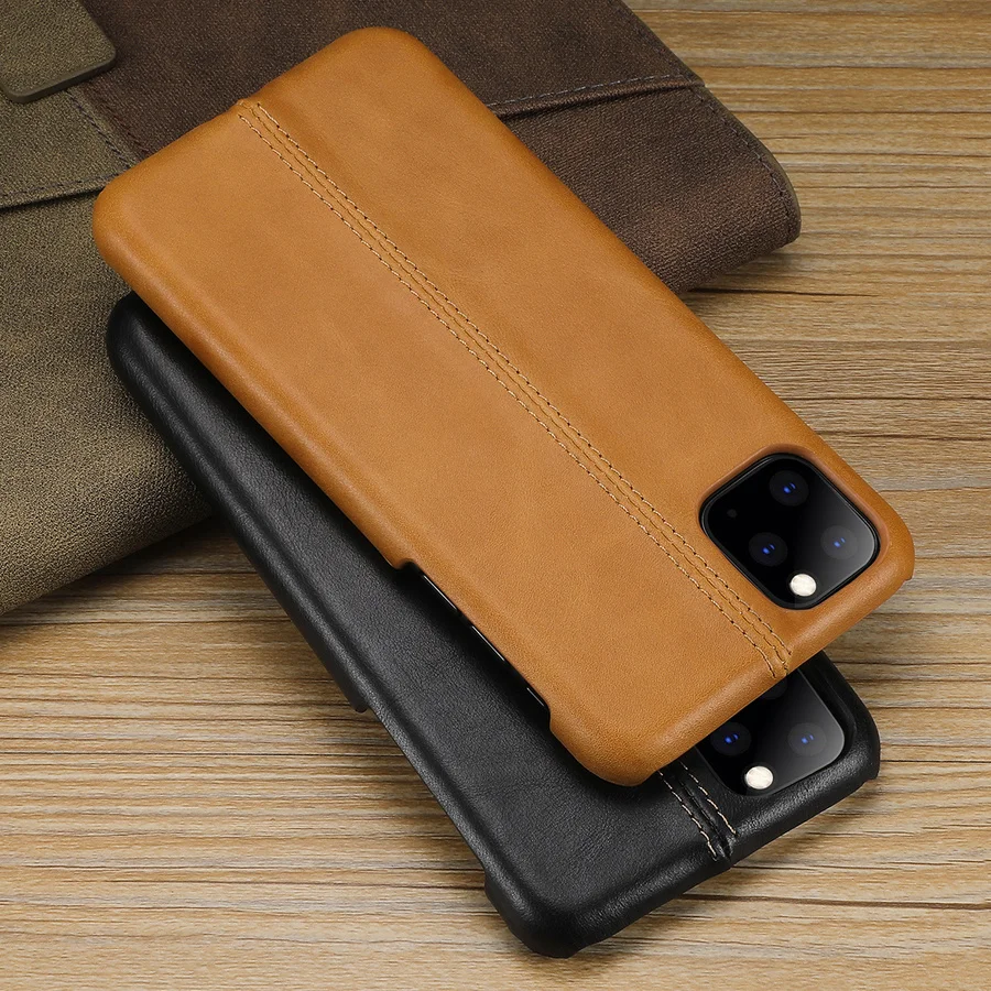 Комбинированный чехол для Iphone 11 Pro X Xs Max Xr8 7 6 6s Plus роскошный из натуральной кожи с
