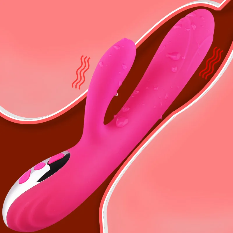 Вибратор S57 для женщин фаллоимитация точки G клитора 10 режимов двойная вибрация