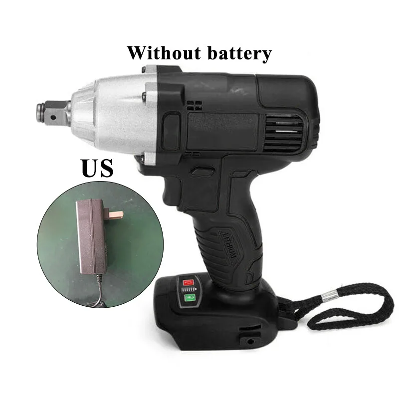 128V аккумуляторная электрическая дрель бесщеточный ударный ключ