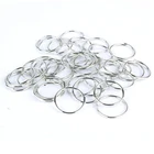 50 шт.компл. Открытое кольцо для волос оплетка из бисера Дред металлическаяЗолотаясеребряная оплетка для африканских плетеных косичек декоративные аксессуары