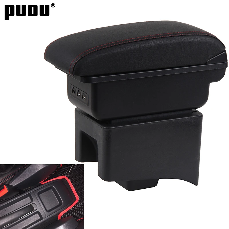 Подлокотник для Volkswagen VW Vento Polo V 2009 2020 Vivo центральный консоль аксессуары хранения