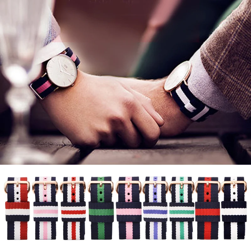 LEONIDAS Nato нейлоновый ремешок для часов Ремешки наручных металлическая пряжка на