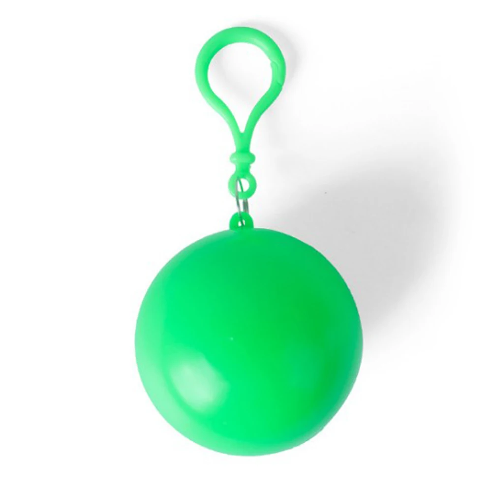 2 шт Открытый переносной плащ мяч пластиковый дождевик одноразовая