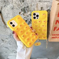agrotera soft silicone case cover for iphone 7 8 plus x xs xr 11 pro max se 2020 12 pop it fidget toys cute sally chicken