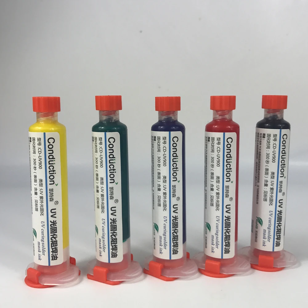 10 куб. См УФ печатная плата BGA устойчивая к пайке отверждаемая паяльная маска для