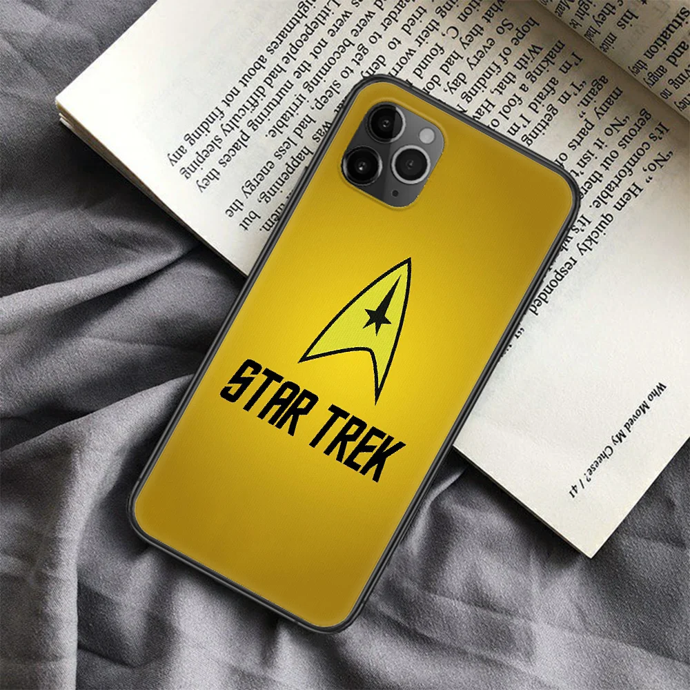 

STAR TREK movie Phone Case For Iphone 4 4s 5 5S SE 5C 6 6S 7 8 Plus X XS XR 11 12 Mini Pro Max 2020 black Cover Luxury Shell Tpu