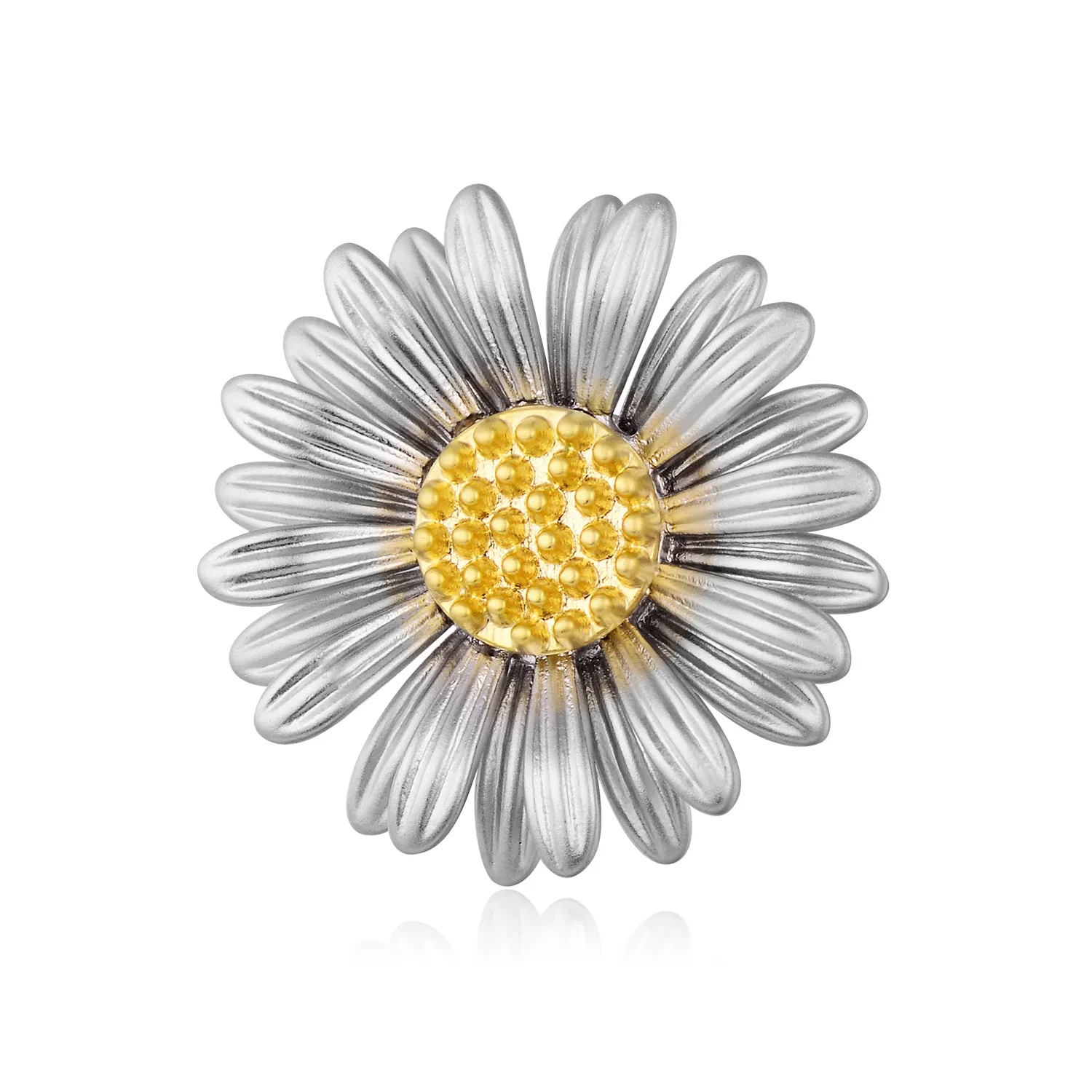 Женская Брошь в виде ромашки Dorado Медная брошь на булавке для воротника бижутерия