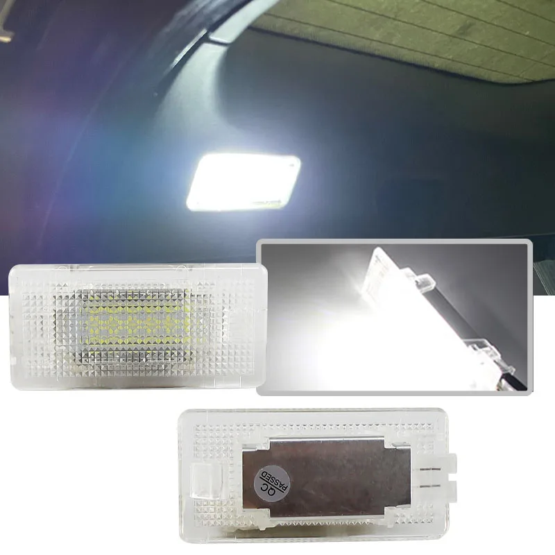 

2Pcs Led Footwell Luggage Trunk Interior Light Glove Box Lamp No Error for BMW X5 E46 E39 E84 E90 E91 E92 E53 F01 F02 E61 E60
