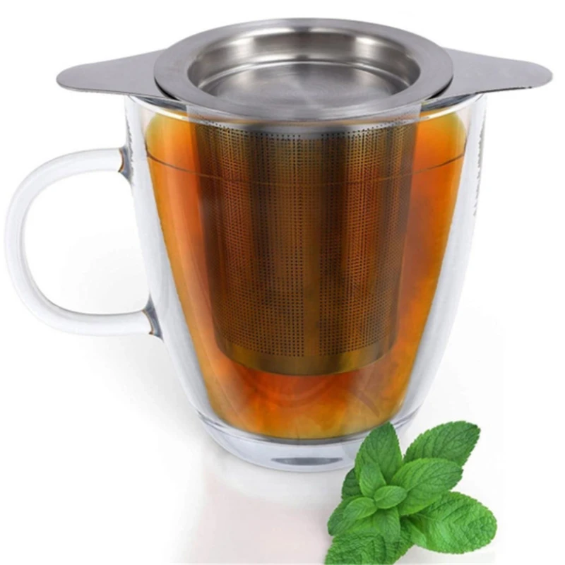 Кухонные аксессуары сетчатый металлический ситечко для заваривания чая чашки из