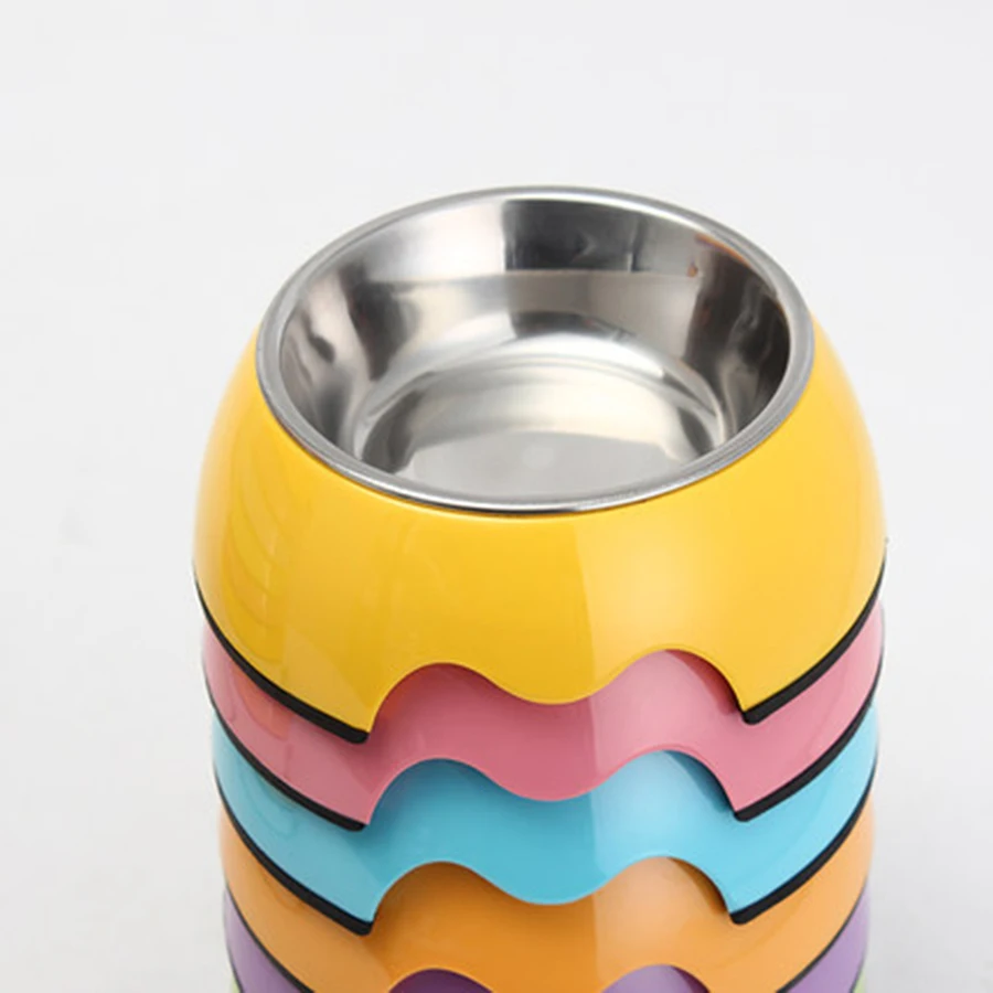 

Double Pet Dog Slow Feeder Stainless Steel Dog Bowl Puppy Feedin Food Bowl Healthy Food DishHondenmand Outdoor Product QKK60WS