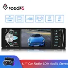 Автомагнитола 1Din 4,1 дюйма, автомобильное радио, аудио, стерео, FM, Bluetooth, рулевое колесо, дистанционное управление, интеллектуальная динамическая камера заднего вида