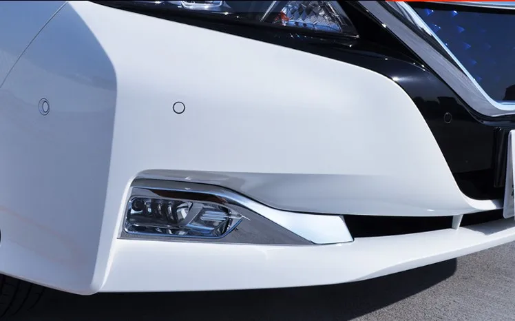 

2 шт., хромированные передние противотуманные светильник ры для Nissan Leaf ZE1 2017 2018 2019