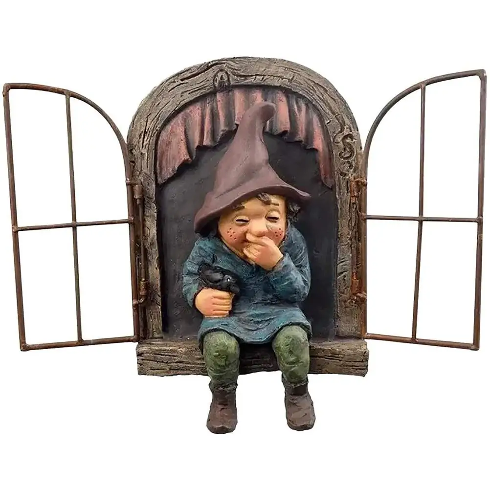 

Garden Tree Hugger Garden Tree Peeker Yard Art Tree Sculpture for Yard Garden Decoration