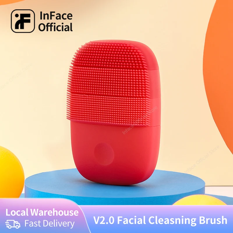 Inface Электрический Sonic зубная щётка для чистки лица Глубокая чистка кистей кисть