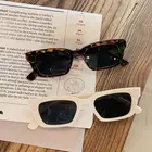 1 шт. новая унисекс прямоугольные солнцезащитные очки, Ретро стиль, 2021 модный дизайн в ретро стиле, женские солнцезащитные очки леди очки солнцезащитные очки 