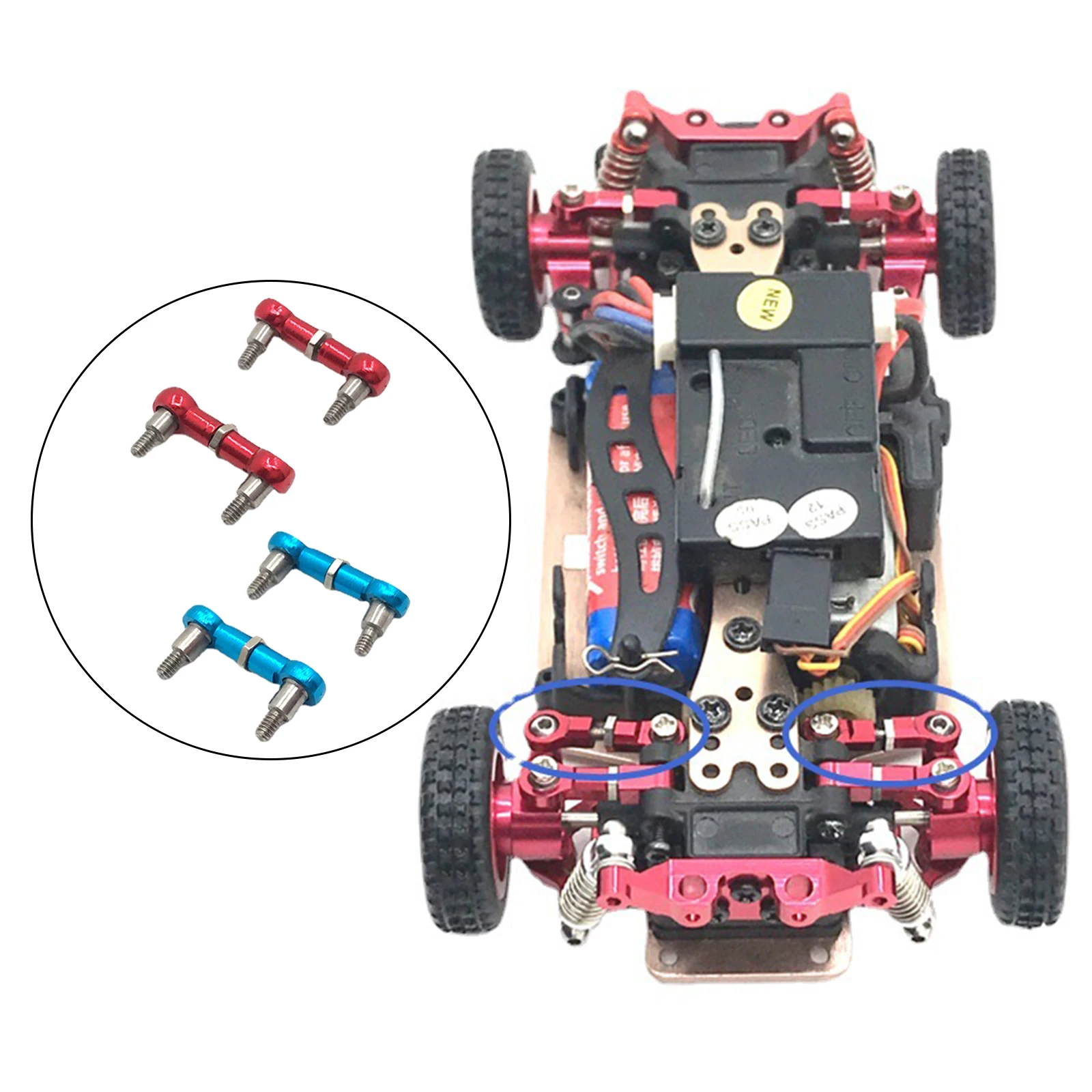 Регулируемый стержень рулевого управления обновленные детали для Wltoys K969 K979 K989 P929