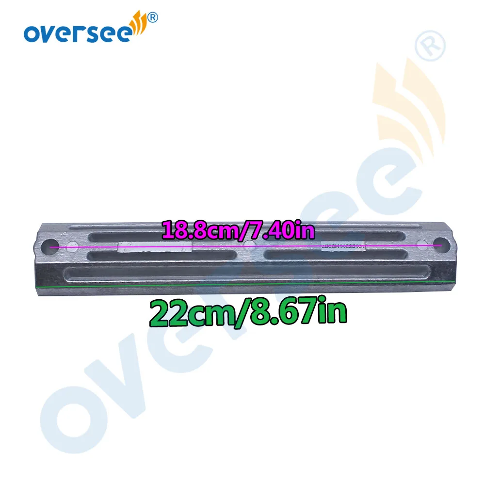 Анод 6H1 45251 для подвесных частей Yamaha 2T Parsun 60HP 70HP 85HP 03 01|anodized| |