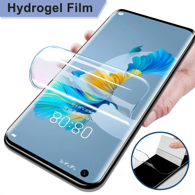 3pcs hydrogel film for huawei mate 40 30 20 10 pro lite 20x screen protector for huawei p40 p30 lite e pro film full protector free global shipping