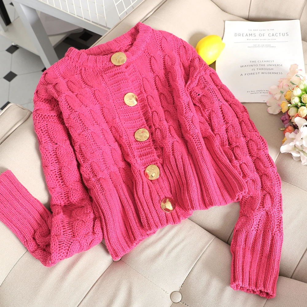 SINGRAIN 2019 женские кардиганы ярких цветов теплые с длинным рукавом свободные