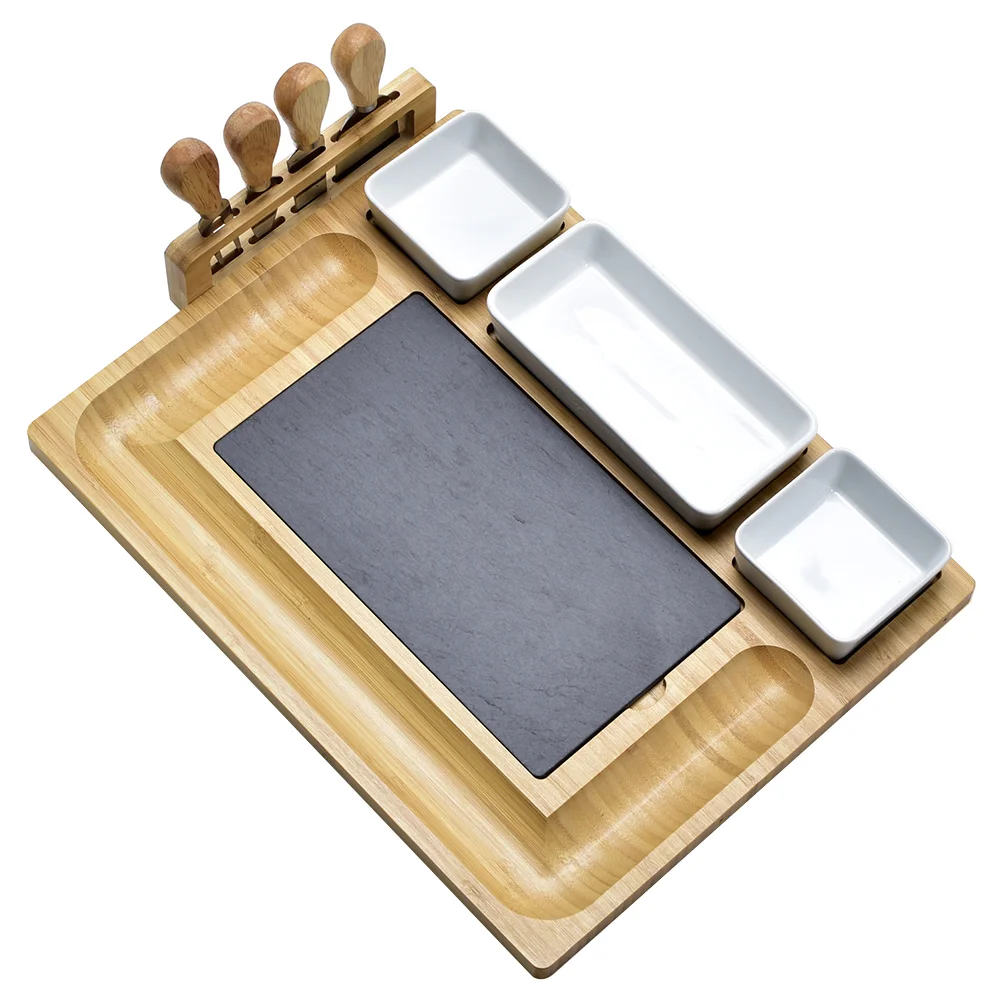 

1 Set Cheese Board Fruit Dessert Cheese Board Bread Board (Assorted Color)