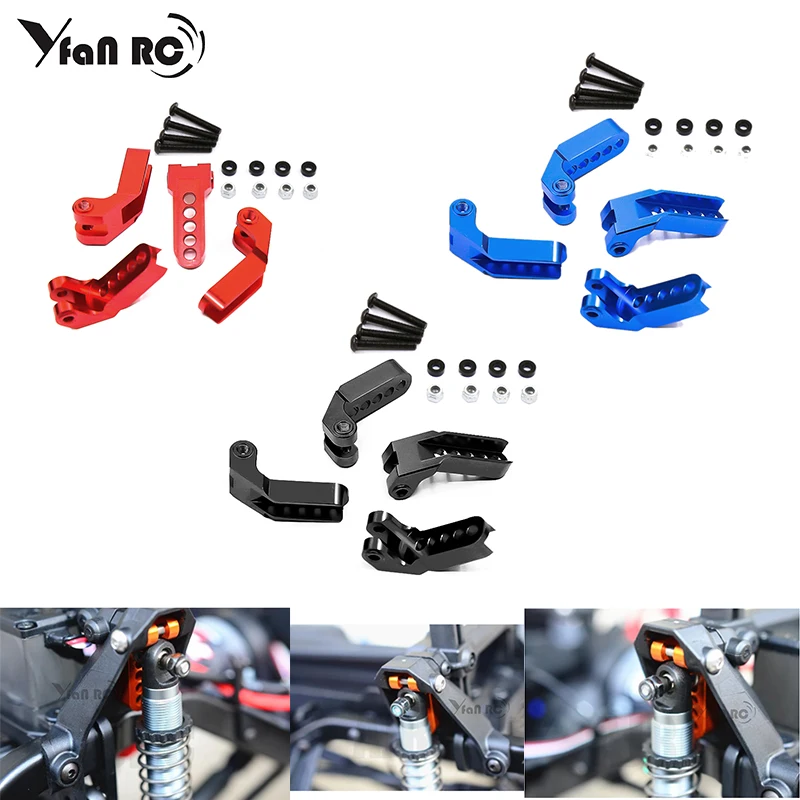 Trx-4 защищать алюминиевый сплав передней и задней регулируемой гидравлической поддержкой TRX4 подвески 1/10 rc восходящий автомобиль.