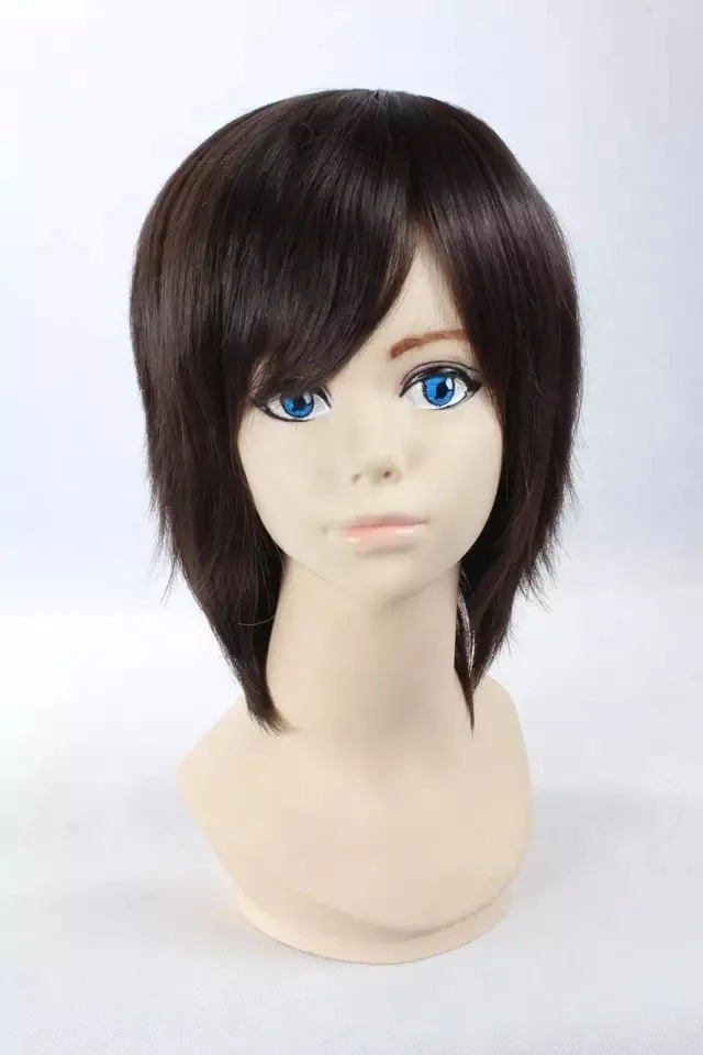 Код Geass C.C CC Suzaku Kururugi короткие коричневые синтетические волосы + шапочка для