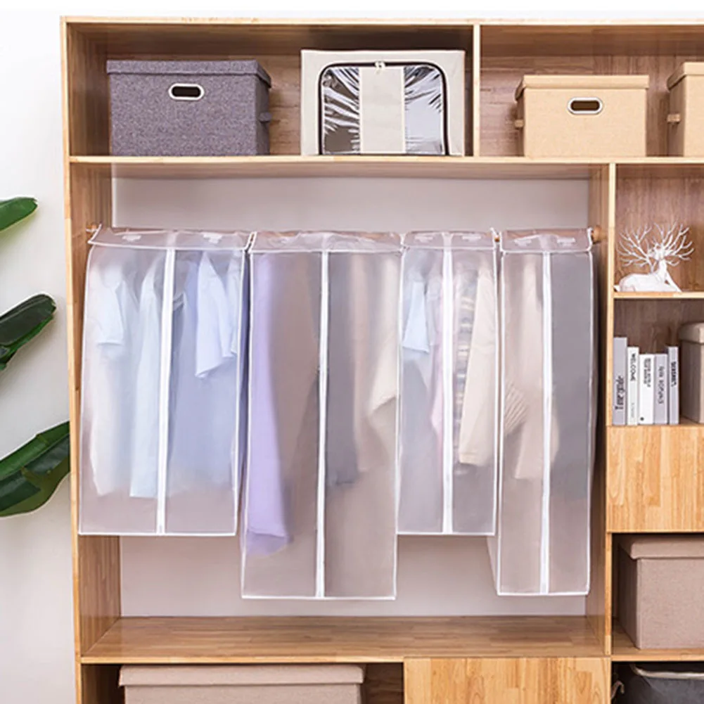 

Garment Garment Dust Cover Non-woven Hanging Clothes Bag for Storage Clothes Hanging Suit JDH88