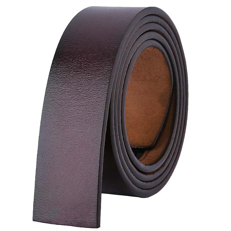 WESTAL men's genuine leather belt male belt for men strap without Automatic buckle men's pure leather belt casual designer strap - Цвет: 401G4darkcoffee