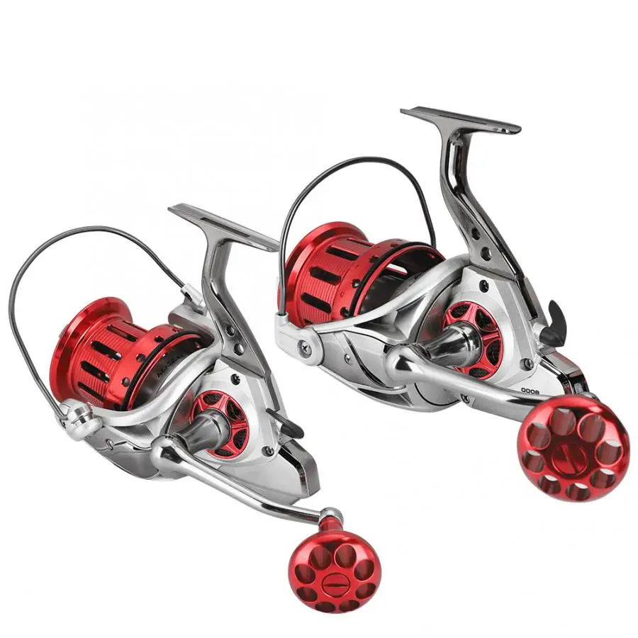 Большая металлическая Легкая линия морская удочка спиннинговая катушка колесо с