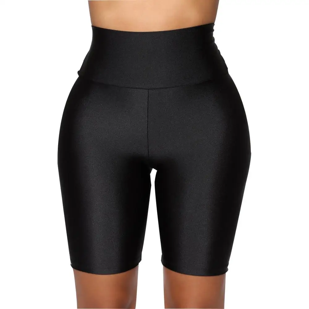 

High Waist Sports Shorts Women Biker Shorts Summer Casual Sexy Skinny Fitness Solid Bodycon Cycling Slim Bottoms