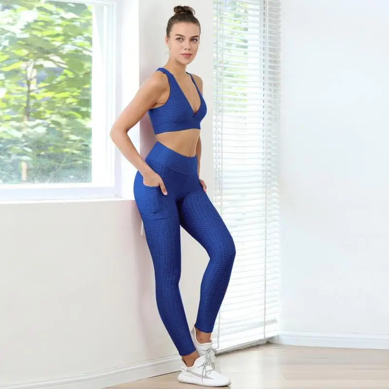 Спортивные костюмы ATHVOTAR 2 шт. комплект для фитнеса и спортзала с леопардовым