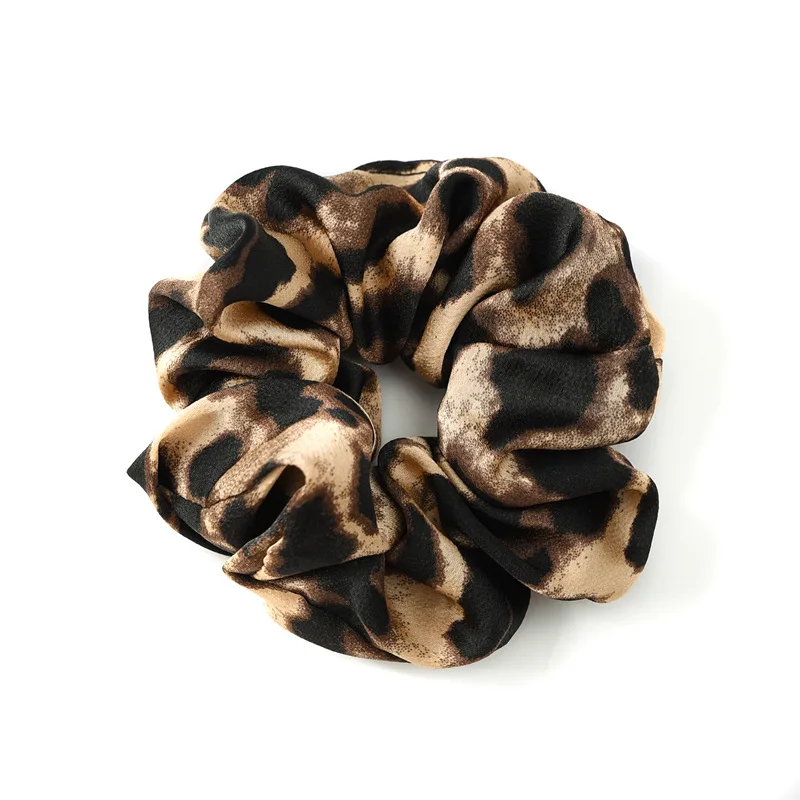 

Fashion Leopard Scrunchies Hair Ring for Women Girls Ponytail Holder Elastic Hair Bands Rubber Rope Ties Hair Accessories