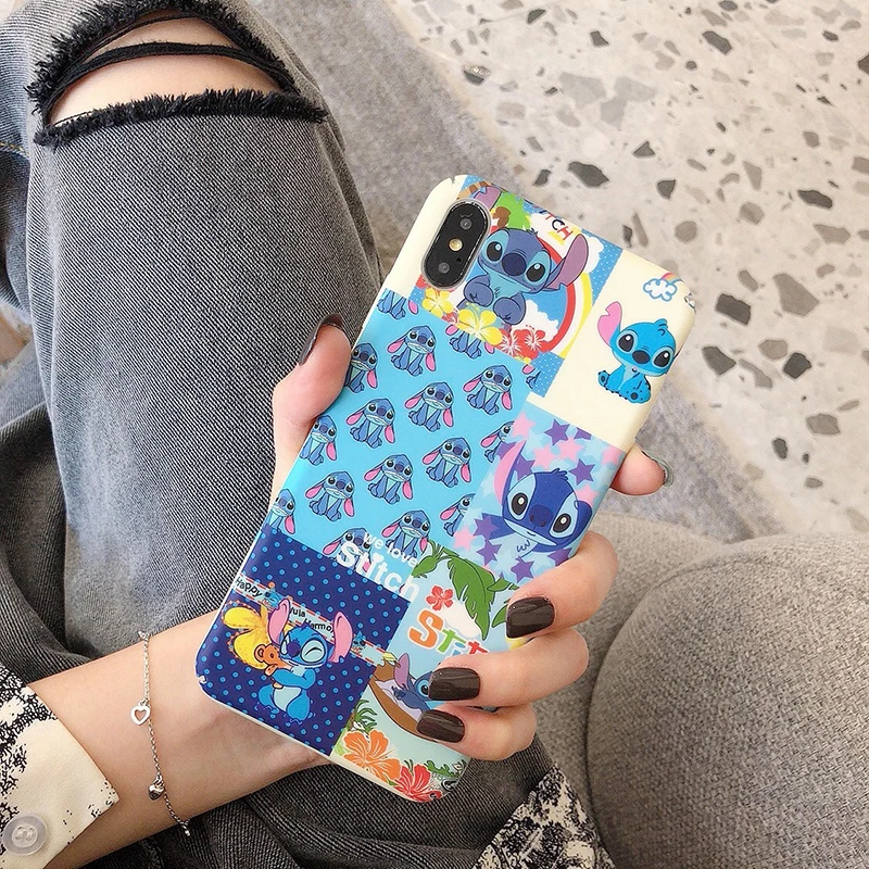 Милый мультяшный Ститч Твердые чехлы из PC для huawei P20 P30Lite Mate20 Pro Y9 Y6Pro Nova 3 3i 4 5Pro 5i Honor 10lite 20 V20 8X 9X