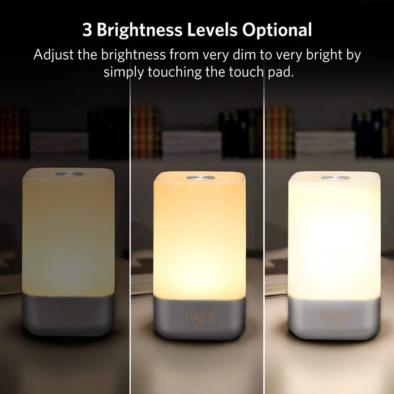 

QMJHVX LED Clock Wake Sleep Alarm Clock reloj despertador digital clock reveil enfant LED budzik