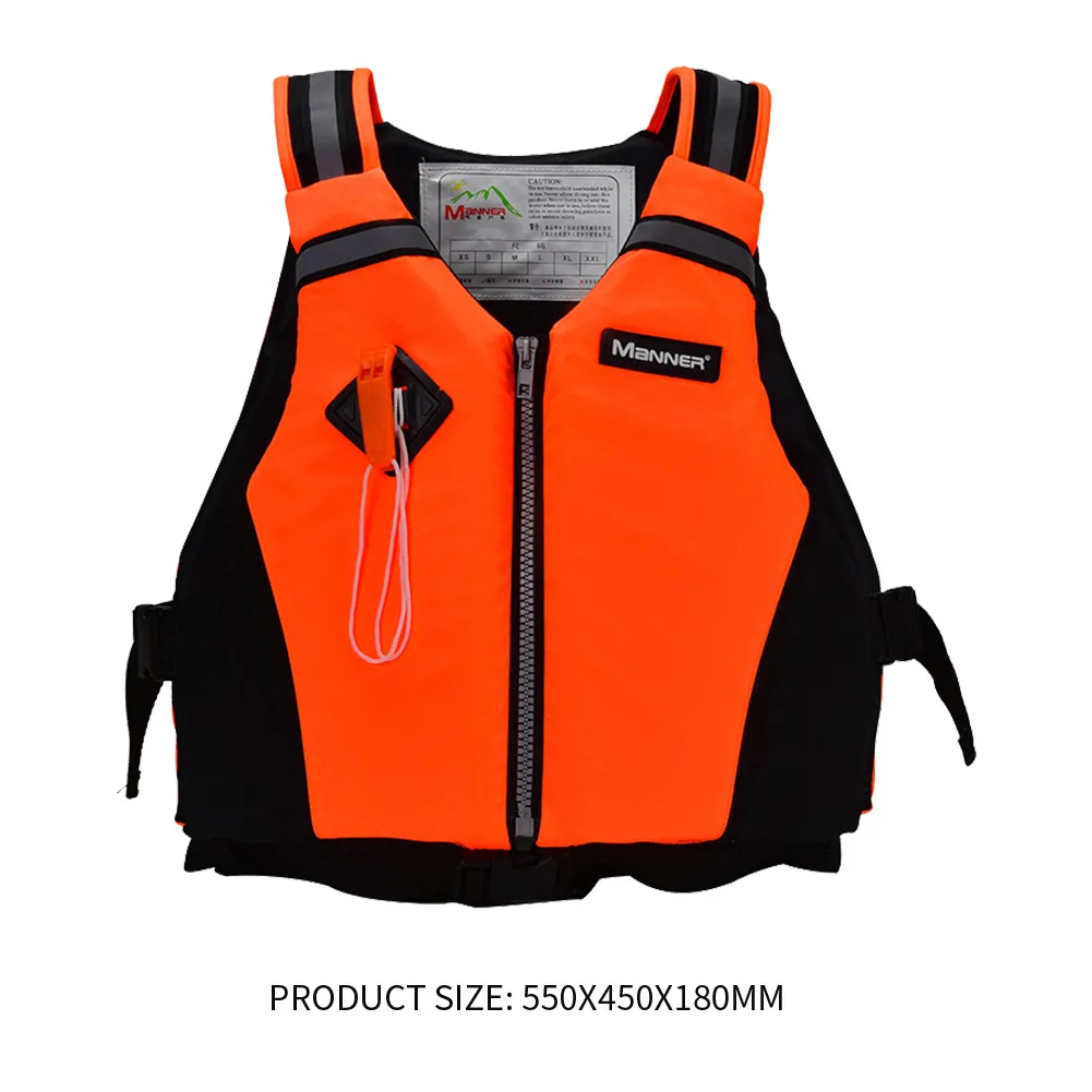 

Swimming Life Vest Fishing Boating Reflective Life Jacket Water Sport Adjustable Easy Carrying Swimming Portable Parts