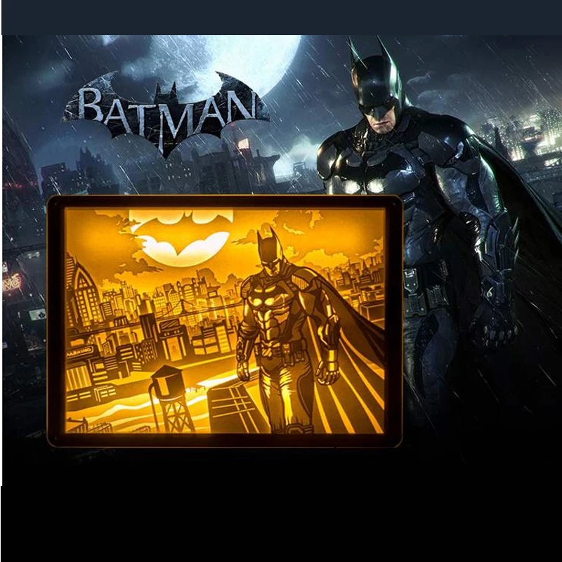 Рождественский и новогодний подарок Ночной светильник с 3D резьбой по бумаге