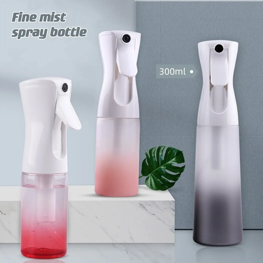 

300ML Gradient Color Frosted Spray Bottle Household -Disinfection Spray BottleGradient Color Frosted Spray Bottle Household