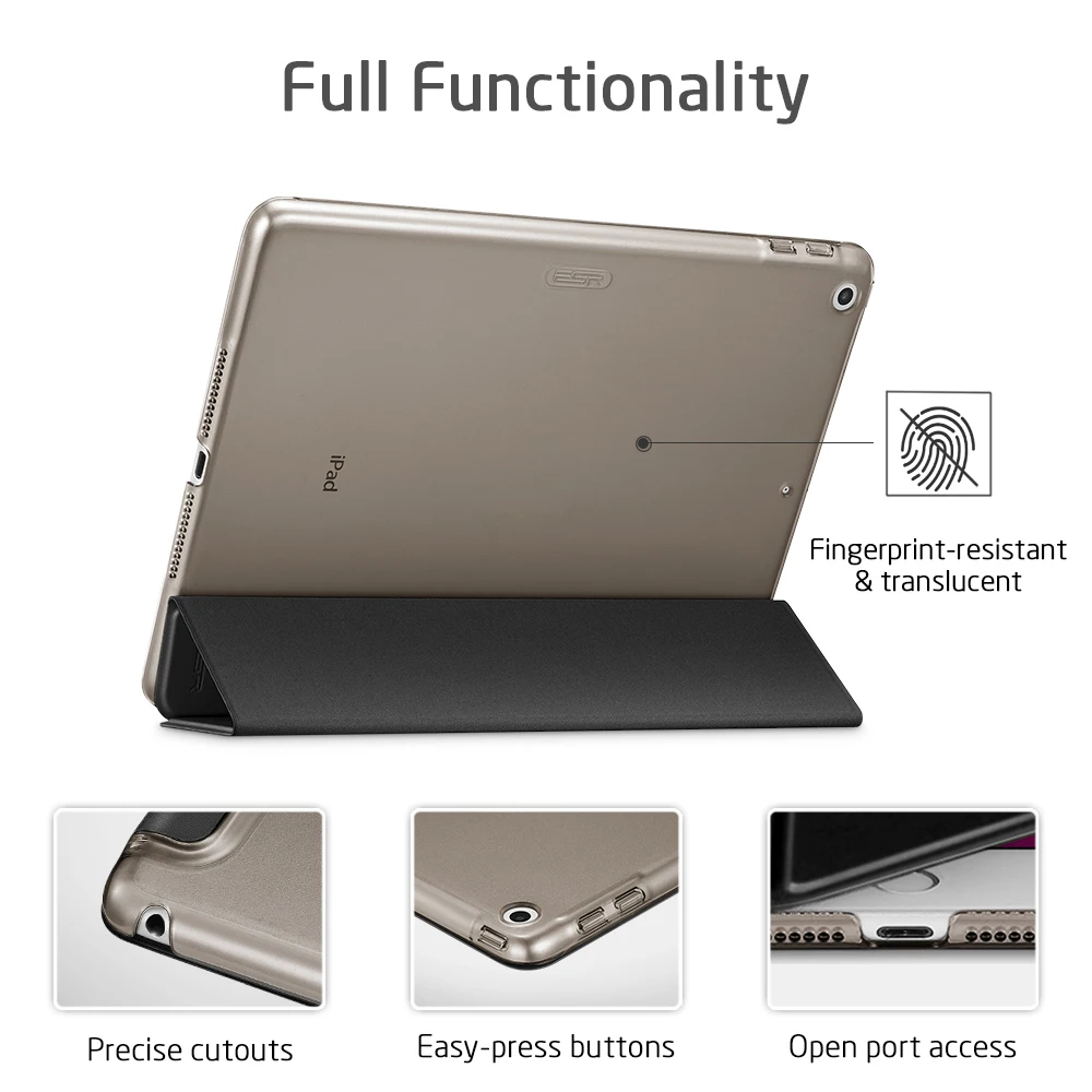 Чехол для планшета ESR iPad 8 го поколения Pro 12 9/11 7 2019 Mini 5/4/3/2/1 Air 2 умный чехол из ТПУ с