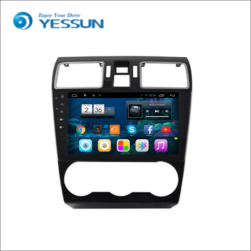 

YESSUN Android радио автомобильный dvd-плеер для Subaru Forester XV стерео радио мультимедиа GPS навигация с WIFI Bluetooth AM/FM