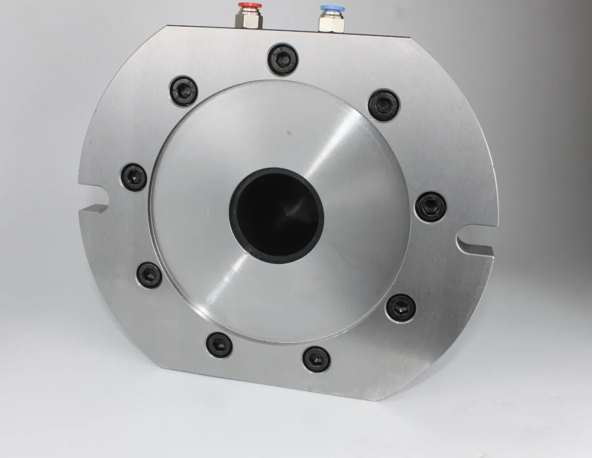 Посередине полая Вертикальная кулачковый пневматического Чака KL04TQ 3 полный